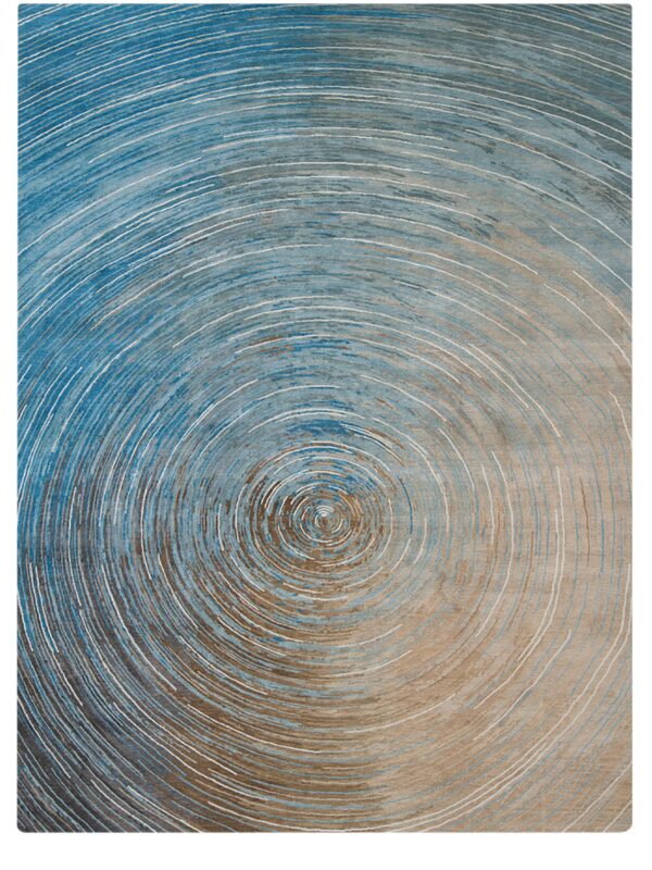 Droplet Sky Contemporary Rug