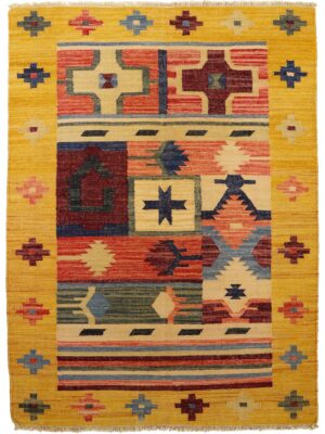 FLATWEAVE SAFFRON