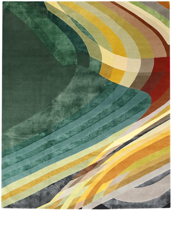 Obscura Emerald Contemporary Rug