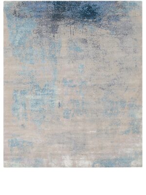 Serene Blue Contemporary Rug