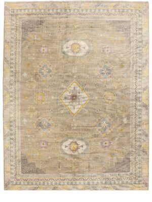 Antique Vintage Style Turkish Khotan Rug