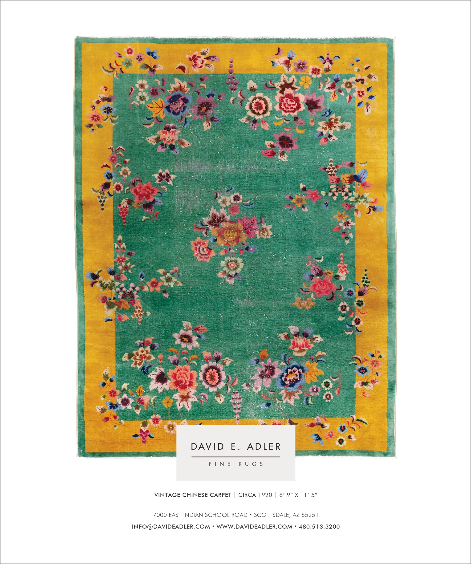 Luxe Magazine Fall 2020 Issue David E. Adler Fine Rugs