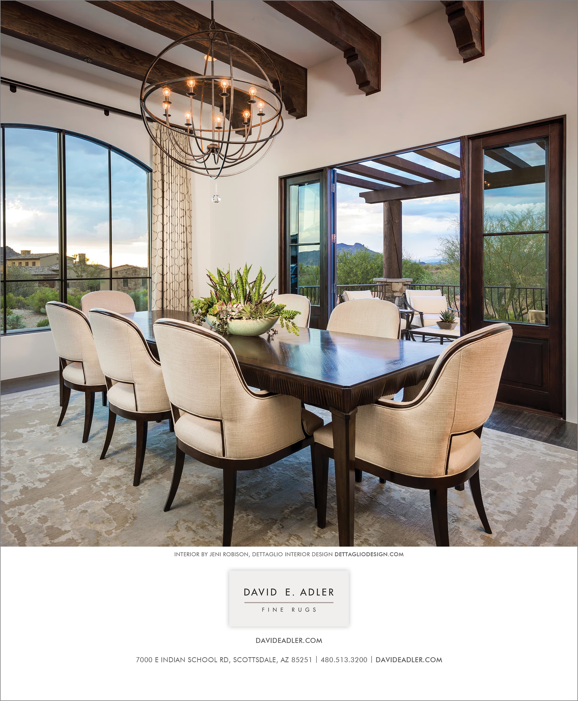 Interiors Ad May-June 2020 David E. Adler Fine Rugs