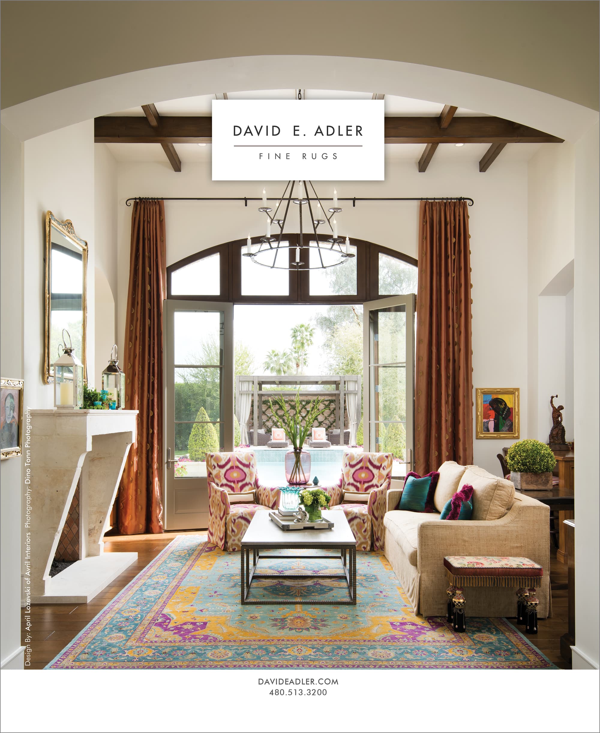 Interiors Magazine November 2019 Issue, David E. Adler Fine Rugs