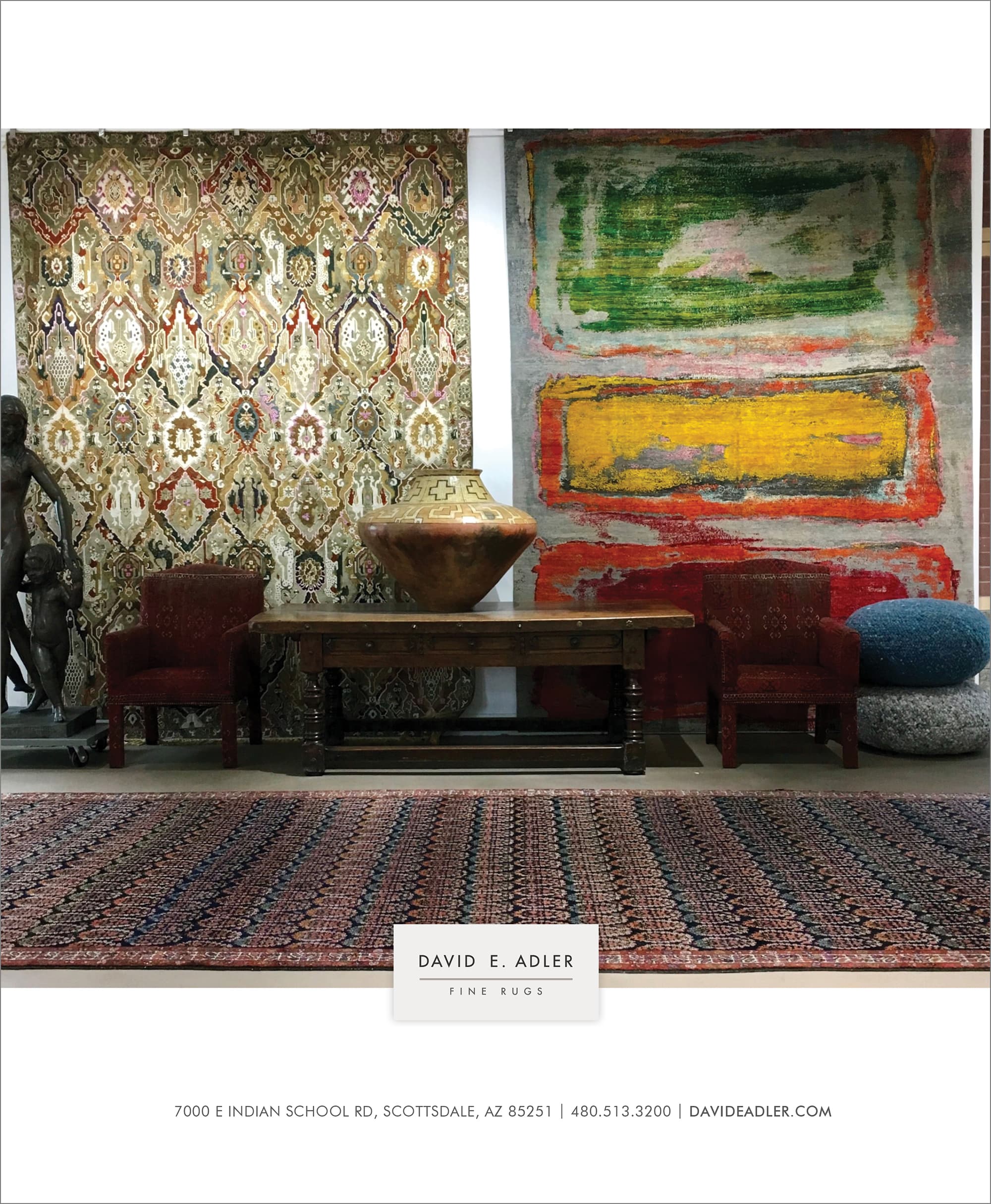 Southwest Style Ad Spring 2020 David E. Adler Fine Rugs