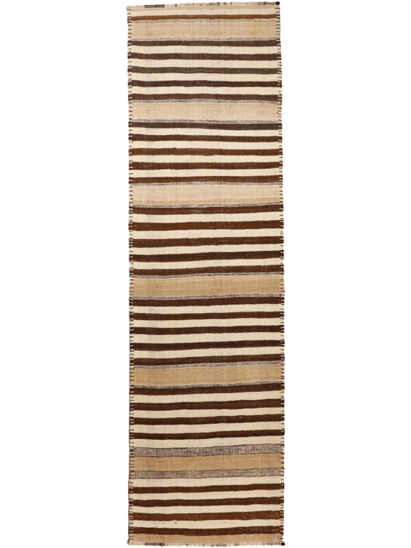 TRIBAL STRIPE IVORY BROWN