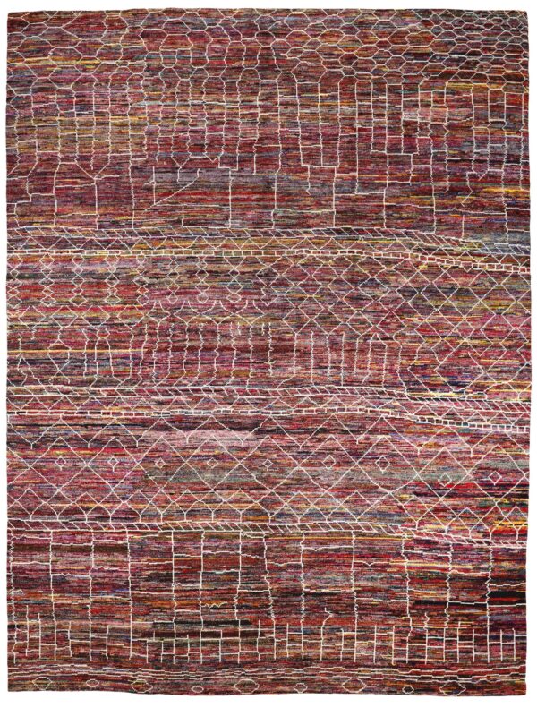 MODERN MOROCCAN FUCSHIA MULTI