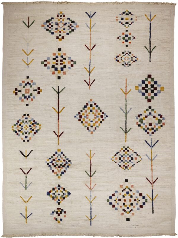 MODERN MOROCCAN IVORY MULTI