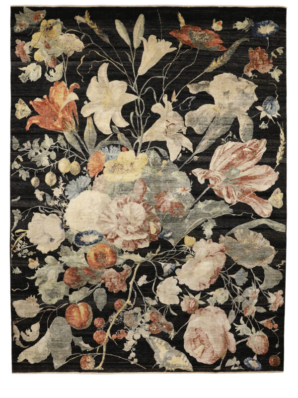 FRUIT & FLOWERS SOFT BLACK